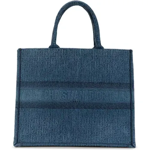 Pre-owned Denim totes , female, Sizes: ONE SIZE - Dior Vintage - Modalova