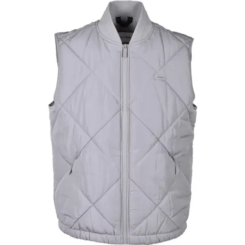 Vests, male, , Size: S Puffer Vest Polyester 100% Lightweight - Calvin Klein - Modalova