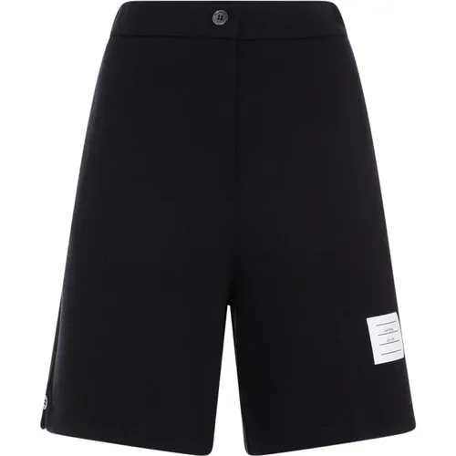 Denim Shorts , Damen, Größe: 2XS - Thom Browne - Modalova