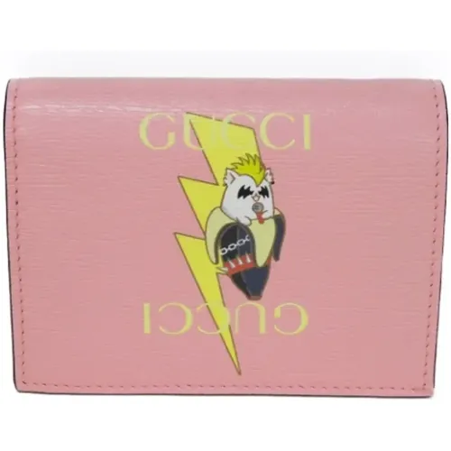 Pre-owned Wallets, female, , Size: ONE SIZE Pre-owned Leather wallets - Gucci Vintage - Modalova