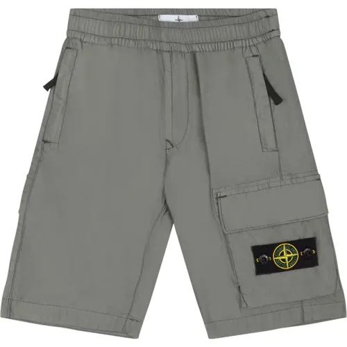 Cargo Shorts mit Logo-Patch - Stone Island - Modalova