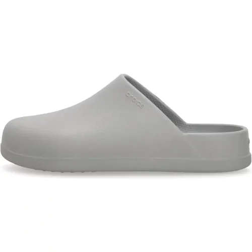 Mules, male, , Size: 3 US Men's Dylan Clog Light Grey - Crocs - Modalova