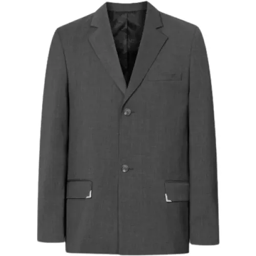 Classic Grey Blazer , male, Sizes: 5XL, 6XL, 4XL, 7XL - Han Kjøbenhavn - Modalova