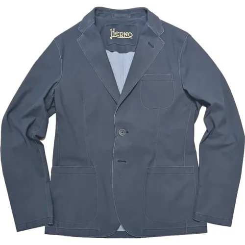 Blazers, male, , Size: 2XL Blazer - Herno - Modalova