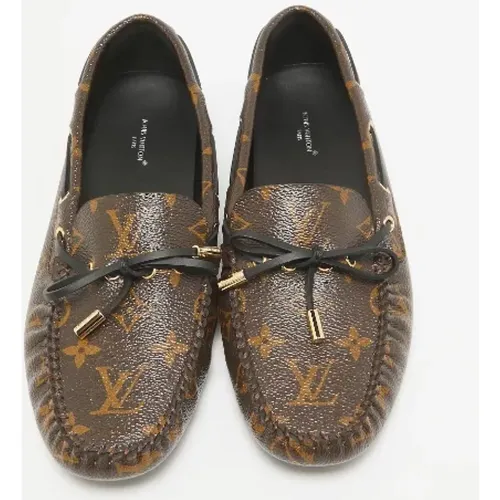 Pre-owned Canvas flats , female, Sizes: 7 UK - Louis Vuitton Vintage - Modalova