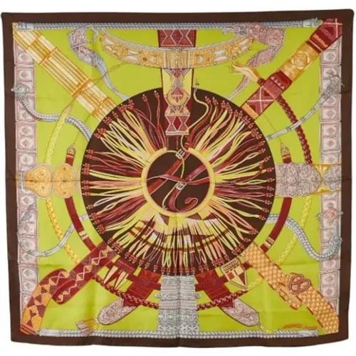 Pre-owned Scarves, female, , Size: ONE SIZE Pre-owned Silk scarves - Hermès Vintage - Modalova