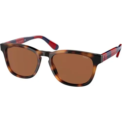 Sunglasses, male, , Size: ONE SIZE Acetate Frame Sunglasses with Dial - Ralph Lauren - Modalova