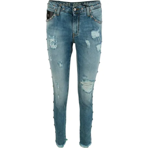 Stylish Slim-fit Jeans , female, Sizes: W25 - John Richmond - Modalova