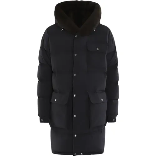 Long Parka Jacket for Men , male, Sizes: M, XL - Moncler - Modalova