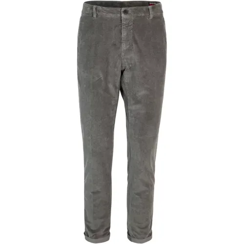 Chinos, male, , Size: 5XL Men Grey Chino Trousers - Mason's - Modalova