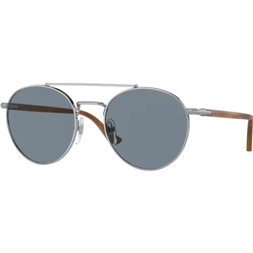 Stilvolle Sonnenbrille in Grün Schildpatt , unisex, Größe: 52 MM - Persol - Modalova