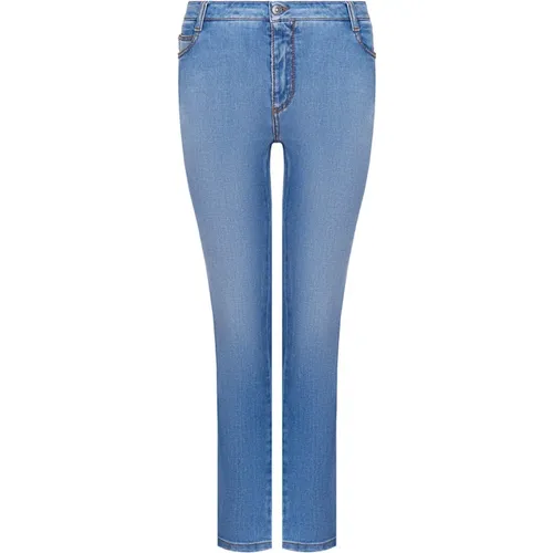 Casual Blaue Denim Hose - Ermanno Scervino - Modalova