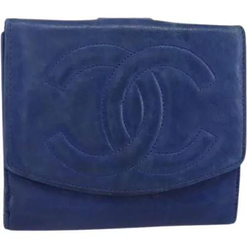 Pre-owned Wallets, female, , Size: ONE SIZE Pre-owned Vintage Leather Wallet - Chanel Vintage - Modalova