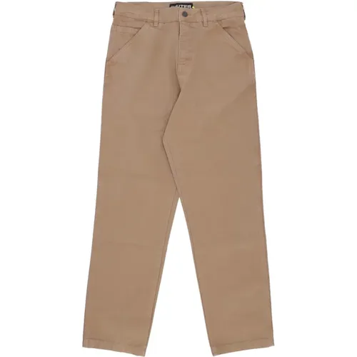 Chinos, male, , Size: W30 Canvas Cotton Casual Chinos Trousers - Iuter - Modalova