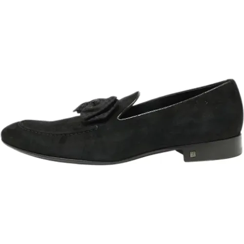 Pre-owned Flats, female, , Size: 13 1/2 US Pre-owned Suede flats - Louis Vuitton Vintage - Modalova