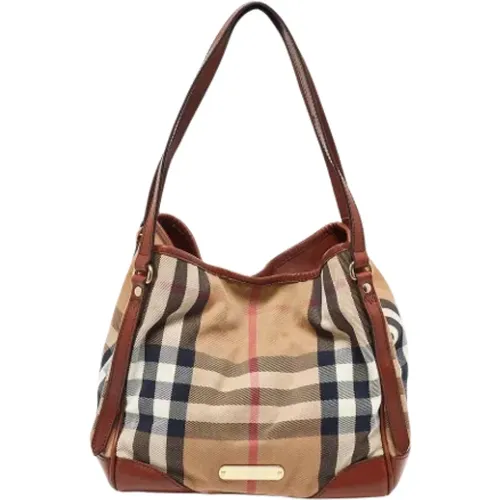 Pre-owned Tote Bags, female, , Size: ONE SIZE Pre-owned Leather totes - Burberry Vintage - Modalova