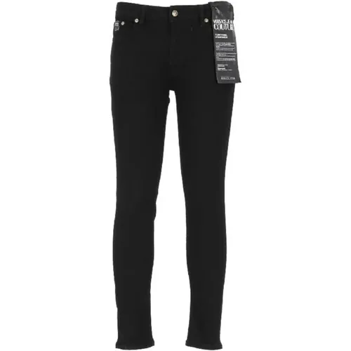 Schwarze 5-Pocket Hose , Herren, Größe: W30 - Versace Jeans Couture - Modalova