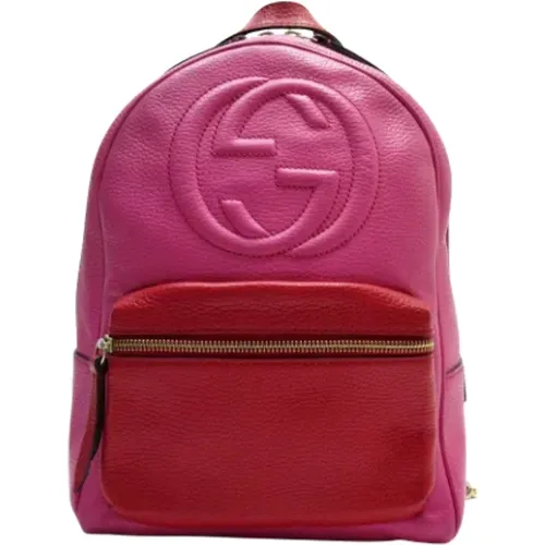 Pre-owned Backpacks, female, , Size: ONE SIZE Pre-owned Leather gucci-bags - Gucci Vintage - Modalova