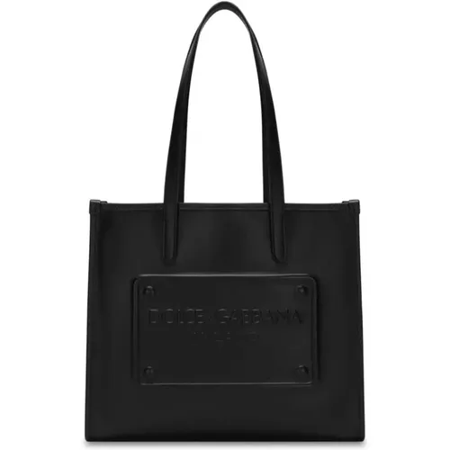 Tote Bags, male, , Size: ONE SIZE Shopping Bag - Dolce & Gabbana - Modalova