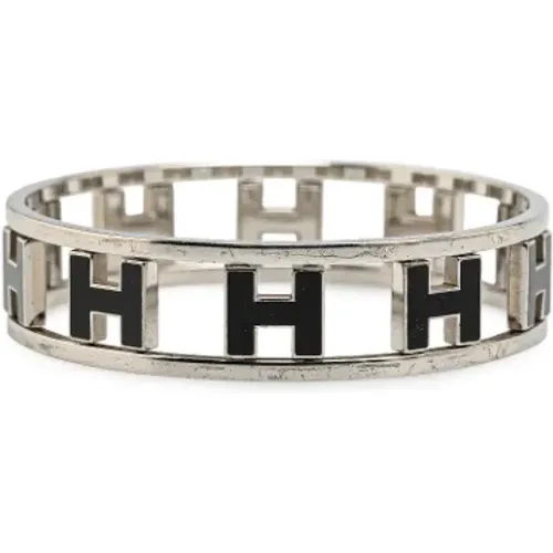 Pre-owned Jewellery, female, , Size: ONE SIZE Pre-owned Silver bracelets - Hermès Vintage - Modalova