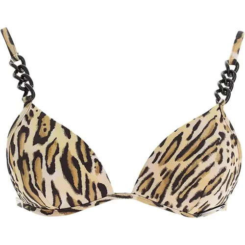 Animalier Bikini Top - Stylish and Comfortable , female, Sizes: M - Moschino - Modalova