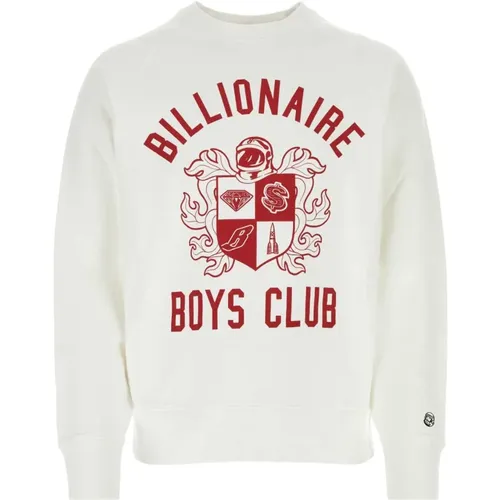 Weiße Baumwoll-Sweatshirt - Klassischer Stil - Billionaire Boys Club - Modalova