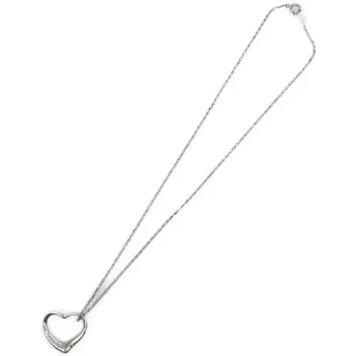 Pre-owned Jewellery, female, , Size: ONE SIZE Pre-owned Silver necklaces - Tiffany & Co. Pre-owned - Modalova