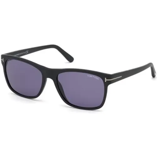 Blaue Rahmen Sonnenbrille , Herren, Größe: 57 MM - Tom Ford - Modalova