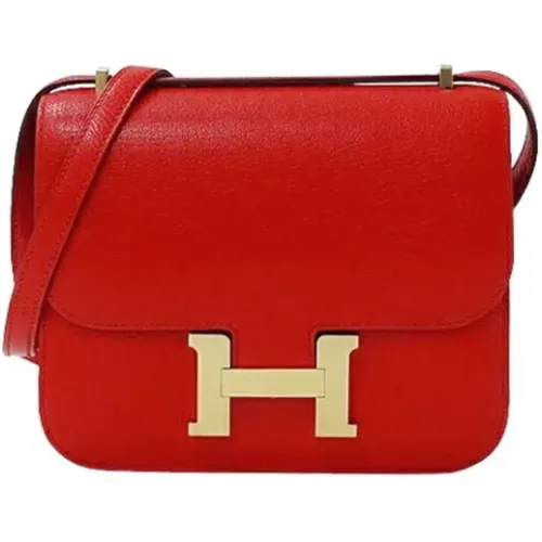 Pre-owned Stoff schultertasche - Hermès Vintage - Modalova