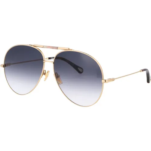 Stylish Sunglasses with Ch0113S Design , female, Sizes: 62 MM - Chloé - Modalova