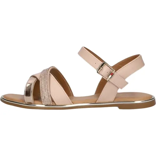 Mädchen Sandalen 33252 Rosa Glitzer - Tommy Hilfiger - Modalova