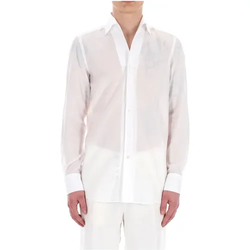 Casual Shirts, male, , Size: 2XL Sartorial Shirt Ustica Style - Finamore - Modalova