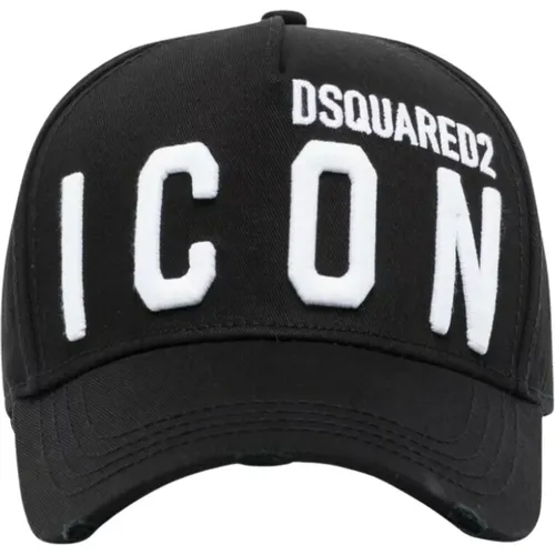 Caps, male, , Size: ONE SIZE Be Icon Baseball Cap - Dsquared2 - Modalova