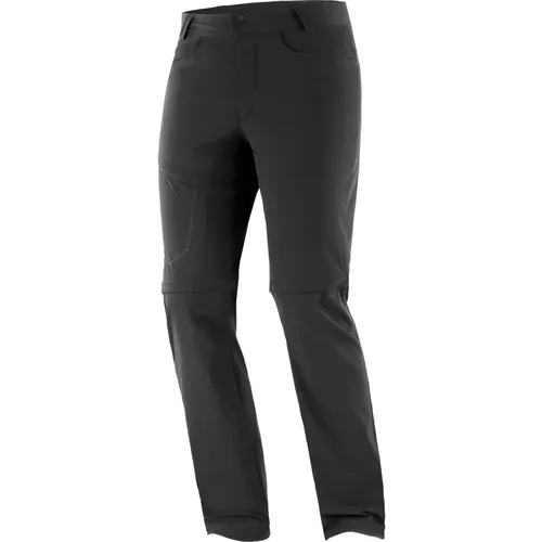 Schwarze Wayfarer Zip Off Hose , Herren, Größe: M - Salomon - Modalova