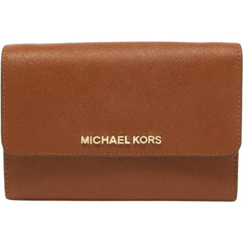 Pre-owned Wallets, female, , Size: ONE SIZE Pre-owned Leather wallets - Michael Kors Pre-owned - Modalova