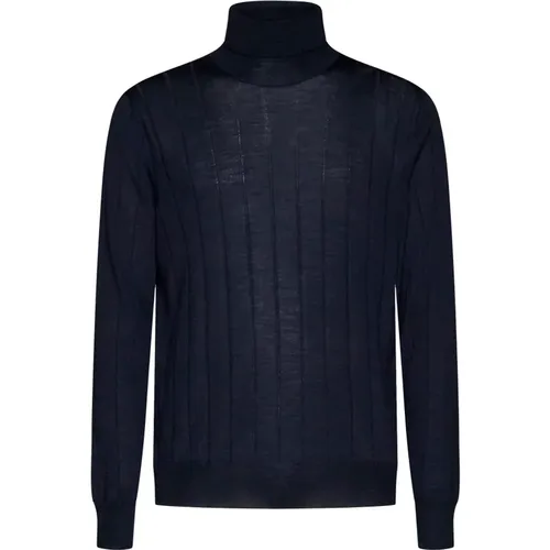 Midnight Roll-Neck Sweater , Herren, Größe: S - D4.0 - Modalova