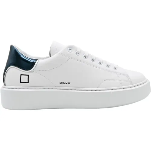 Weiß Blaue Sneakers , Damen, Größe: 36 EU - D.a.t.e. - Modalova