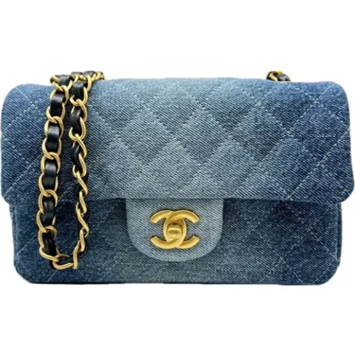 Pre-owned Denim shoulder-bags , female, Sizes: ONE SIZE - Chanel Vintage - Modalova