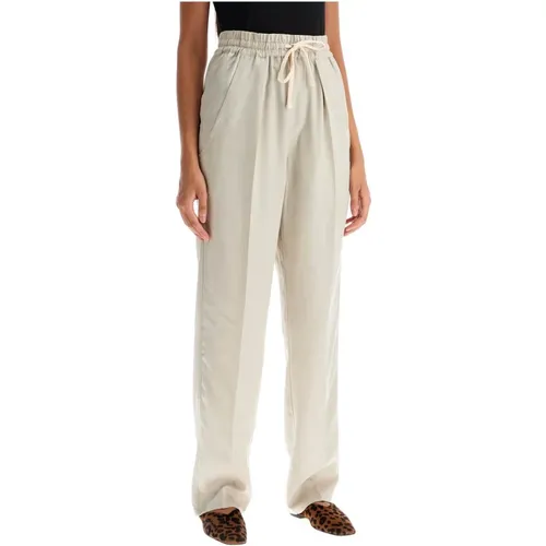 Fließende Lyocell-Gabardine-Hose , Damen, Größe: 2XS - Isabel Marant Étoile - Modalova