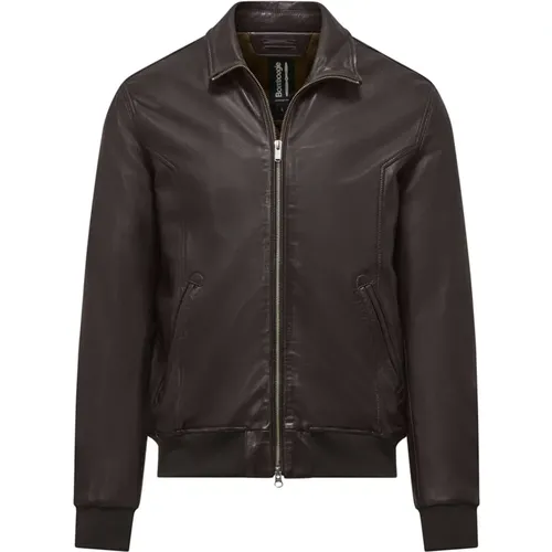 Chel Leather Jacket , male, Sizes: XL, M, 3XL, 2XL - BomBoogie - Modalova