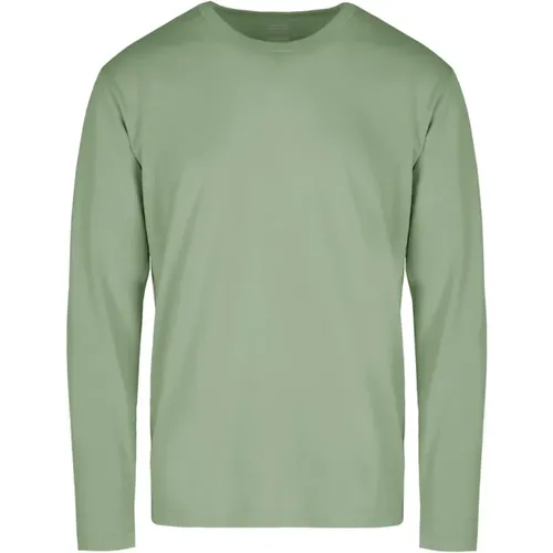 Long-sleeved T-Shirt Organic Cotton , male, Sizes: L, M, XL, 3XL - BomBoogie - Modalova