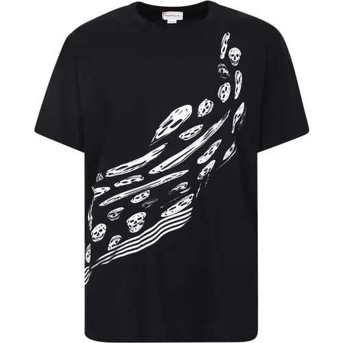 Vortex T-shirt by , male, Sizes: S - alexander mcqueen - Modalova