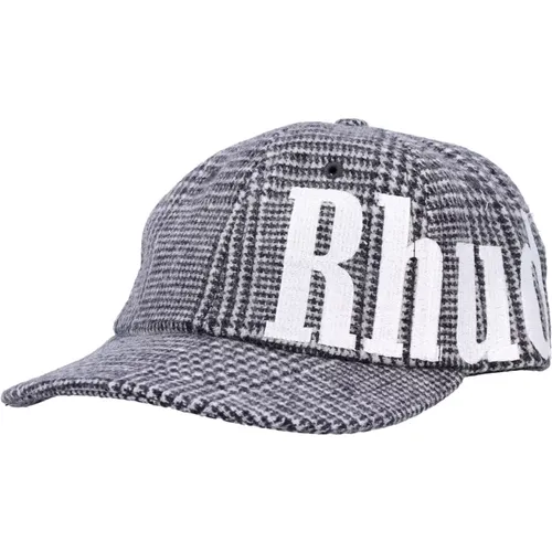 White Wrap Logo Hat Accessories , male, Sizes: ONE SIZE - Rhude - Modalova