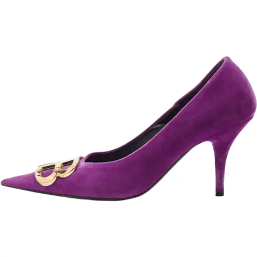 Pre-owned Velvet heels , female, Sizes: 5 UK - Balenciaga Vintage - Modalova