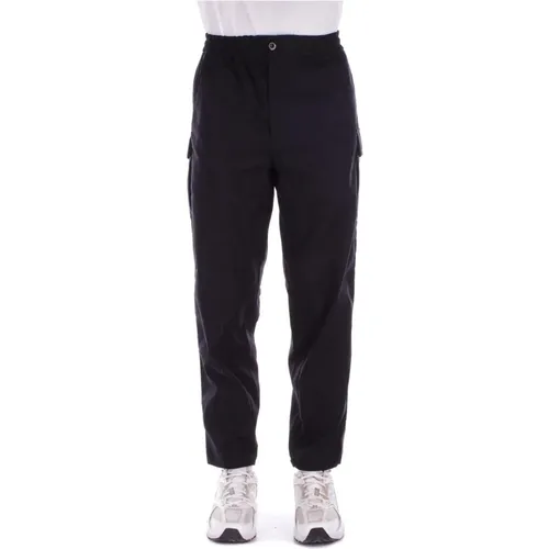 Straight Trousers, male, , Size: S Metropolis Trousers Logo Side Zipper - C.P. Company - Modalova