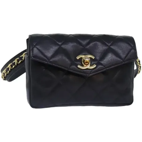 Pre-owned Cross Body Bags, female, , Size: ONE SIZE Pre-owned Leather crossbody-bags - Chanel Vintage - Modalova