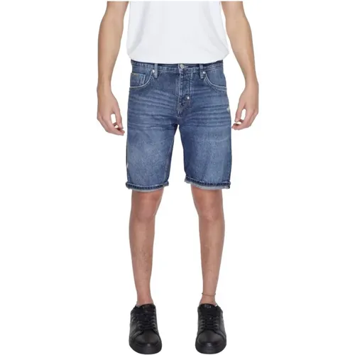 Denim Shorts, male, , Size: W28 Cotton Bermuda Shorts Collection Spring/Summer - Antony Morato - Modalova