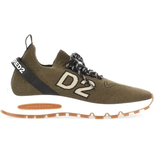 Rubber Running Sneakers , male, Sizes: 6 UK, 9 UK, 7 UK - Dsquared2 - Modalova