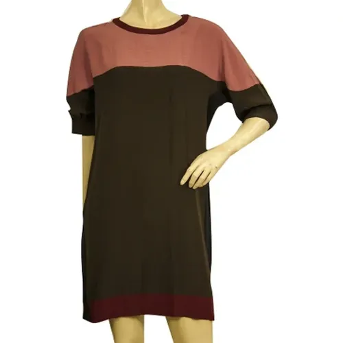Pre-owned Silk dresses , female, Sizes: XL - Miu Miu Pre-owned - Modalova