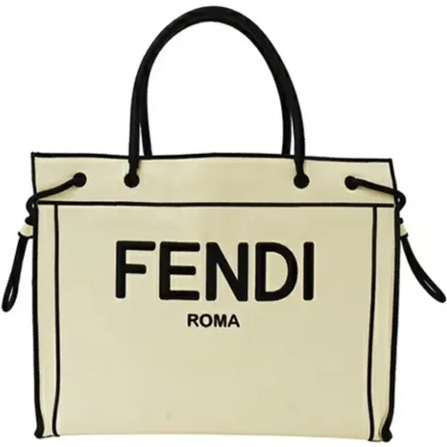 Pre-owned Tote Bags, female, , Size: ONE SIZE Pre-owned Canvas fendi-bags - Fendi Vintage - Modalova